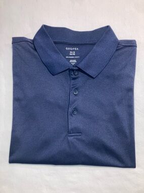 George Men’s Navy Blue Polo Shirt - Short Sleeve ( 148)